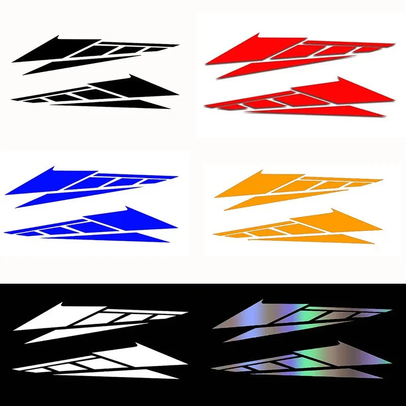 1 пара 28*6 6 см наклейки на заднюю часть мотоцикла декоративные мотоцикл