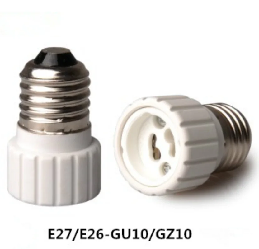 

1PC E27 To GU10 Lamp Bulb Socket Base Holder Converter Fireproof Ceramics Lamp Switch Light Bulb Base Adapter Home Lighting