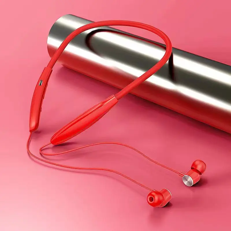 

Portable Music Headphones Waterproof Wireless Headset Noise Reduction Stereo Earphone Tws Earbuds Neck-hanging Running
