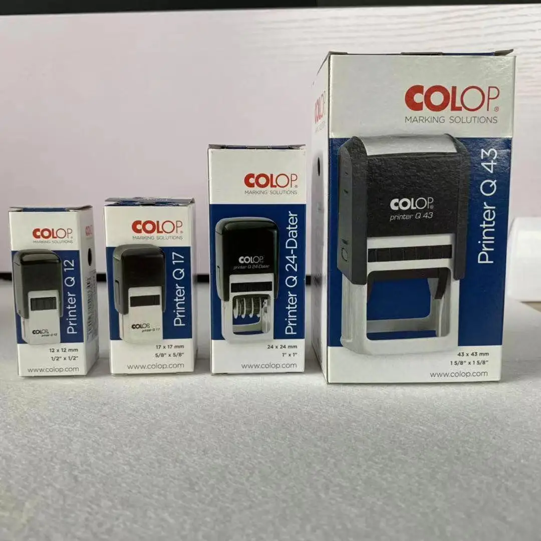 Материал для задней печати гравировальных чернил Colop квадратные чернила печать