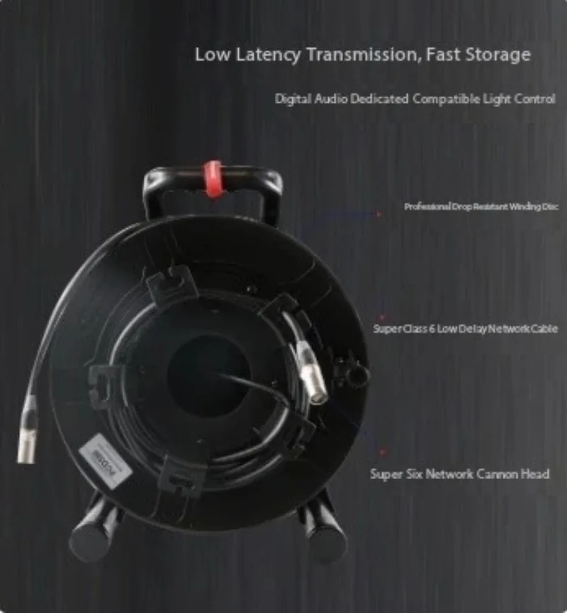 Сетевой кабель Super Six с низкой задержкой катушка сетевого кабеля CATE6 Midas Bairinda