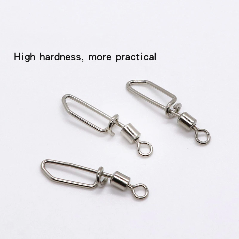1000шт 2 # 4 6 8 10 Защелка из нержавеющей стали подшипник вращающихся вертлюгов разъем