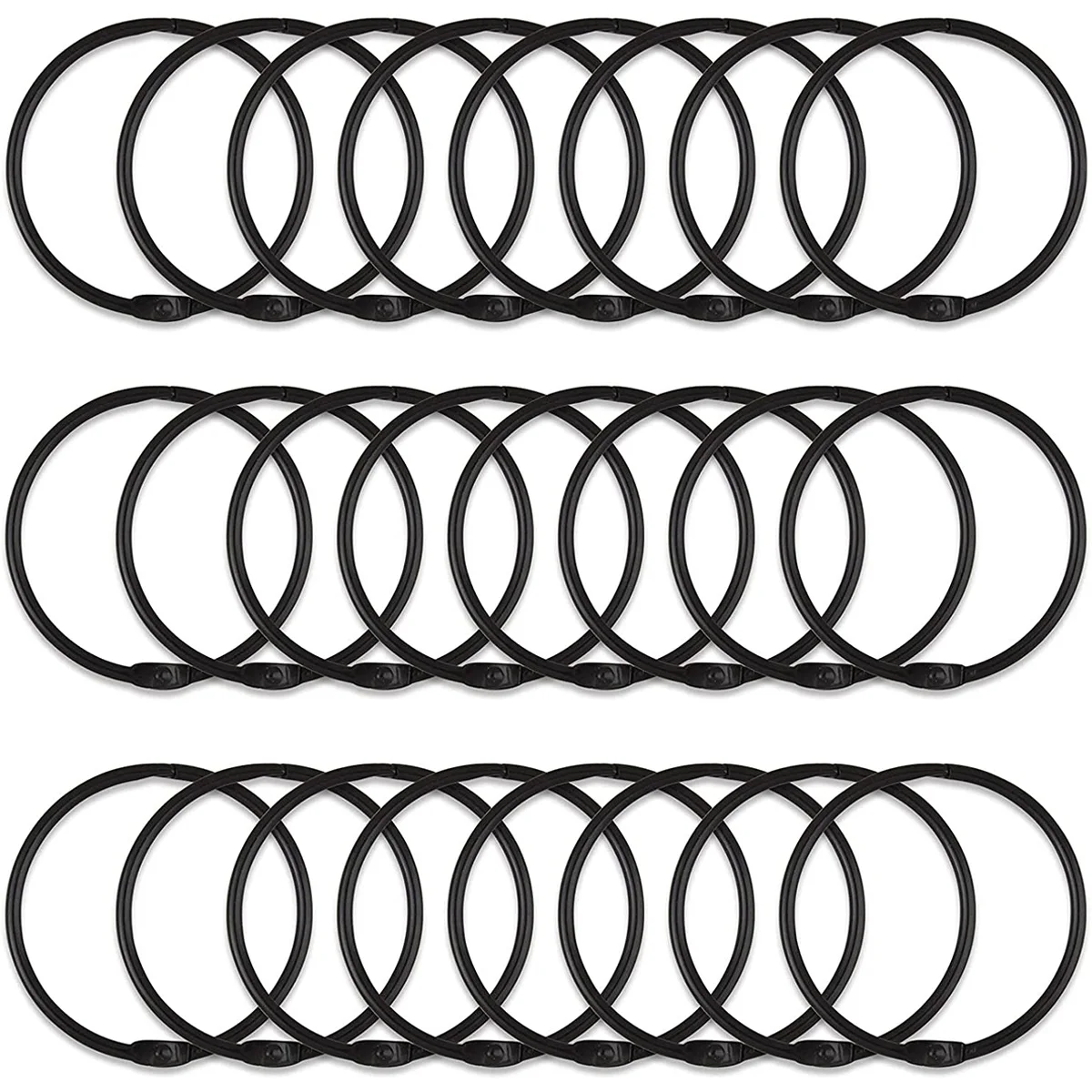 

24 шт. Металлические кольца для штор Willstar