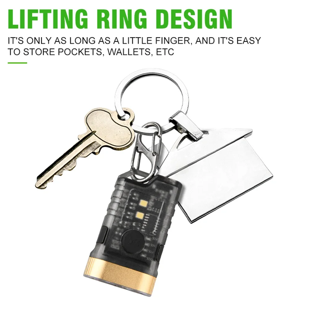 Портативный Мини-светодиодный Фонарик С Перезаряжаемой Батареей USB-C IP65