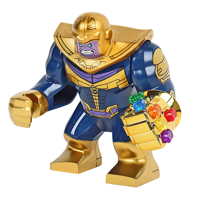 

Cromados Chrome Golden Thanos Plating Building Brick Blocks All body Mini Action Figure Toys