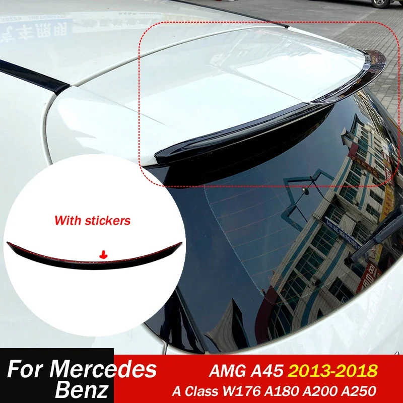 Автомобильный задний спойлер на крышу 2013-2018 для Mercedes-Benz A Class W176 A180 A200 A250 AMG A45