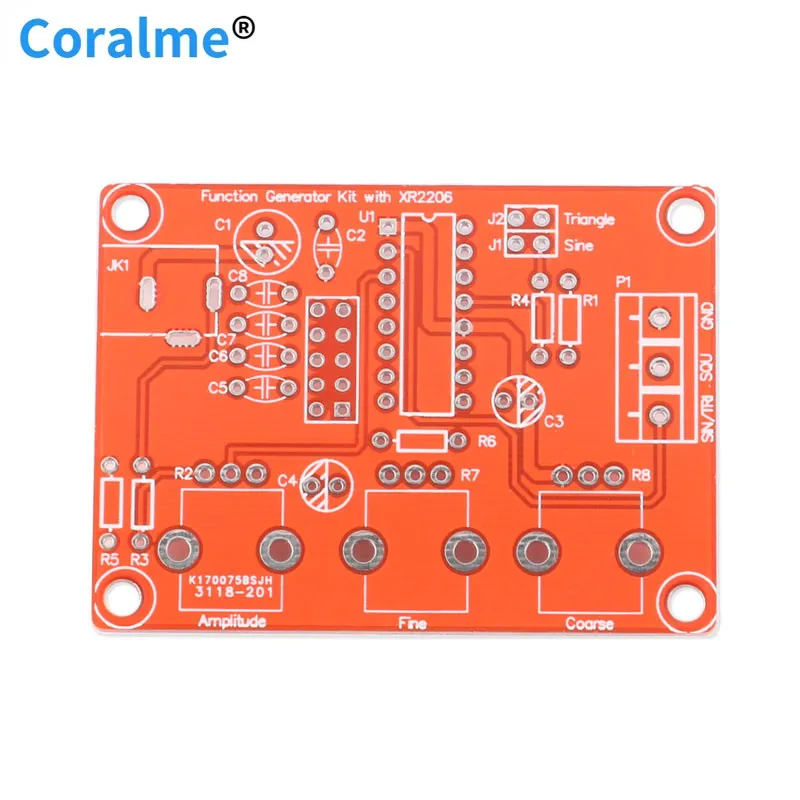 Генератор сигналов XR2206 функциональный синусоидальный/прямоугольный генератор
