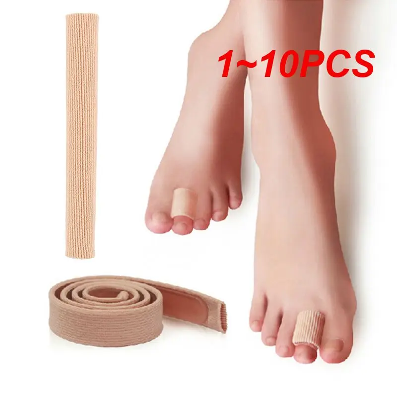 

1~10PCS 20cm Nylon Silicone Finger Toe Protector Foot Care Tube Bandage Pain Relief Applicator Pedicure Callus Soft Bandage Tube