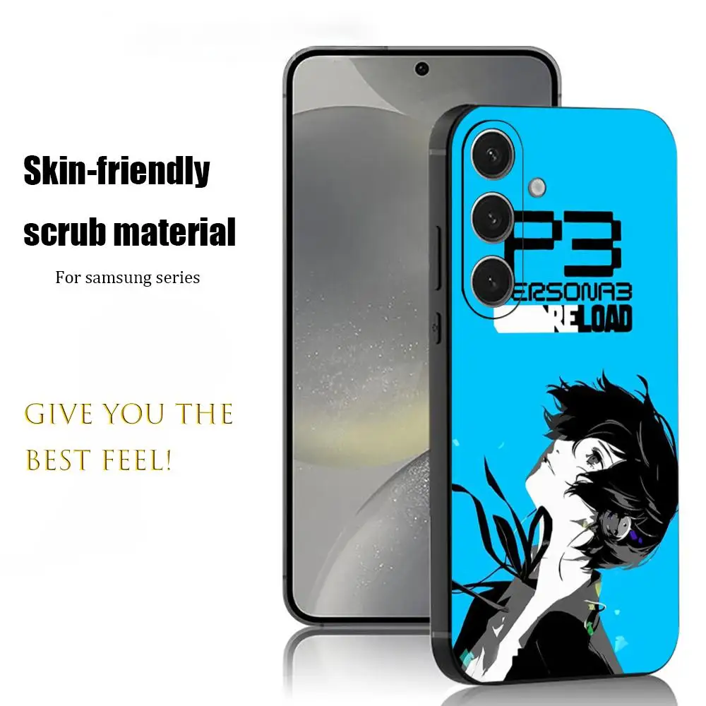 Фото Чехол для телефона P-Persona 3 R-ReloadS для Samsung Galaxy S26 S25 S24 S23 S22 S21 Plus Ultra Note20, мягкий, черный №1