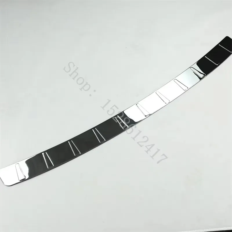 

Для Volvo XC60 2018 2019 ~ 2025 протектор из нержавеющей стали для заднего бампера автомобиля, протектор для багажника, задняя защита протектора, отделка, Стайлинг автомобиля