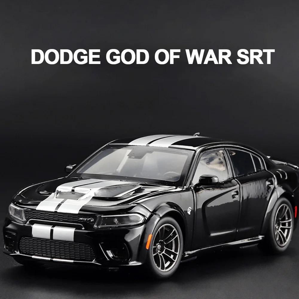 

1/32 Dodge Ares SRT Alloy Sports Car Model Toy Metal Diecast Vehicle Model Front Wheel Steering Pull Back Toys Cars For Children