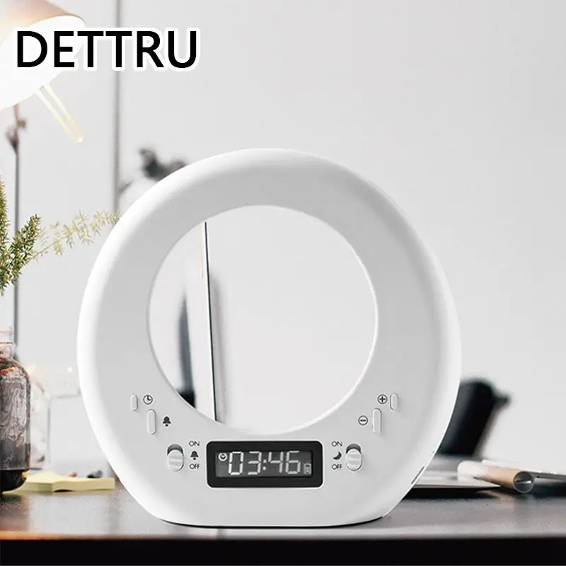 

Светодиодный Многофункциональный прикроватный будильник с сенсорным выключателем и зарядкой от USB