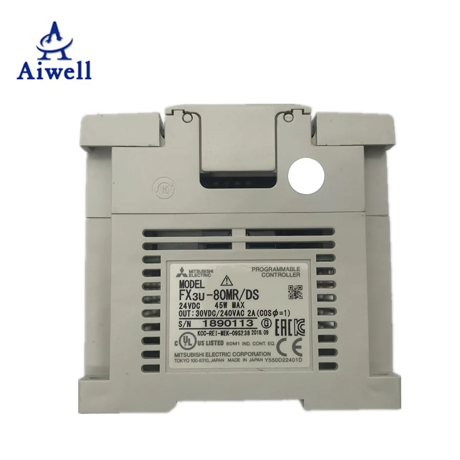 

FX3U-80MR/DS Programmable Controller for Mitsubishi Plc Controller DC 24V 40 Industrial Ect Out Relay FX3U-80MR/DS