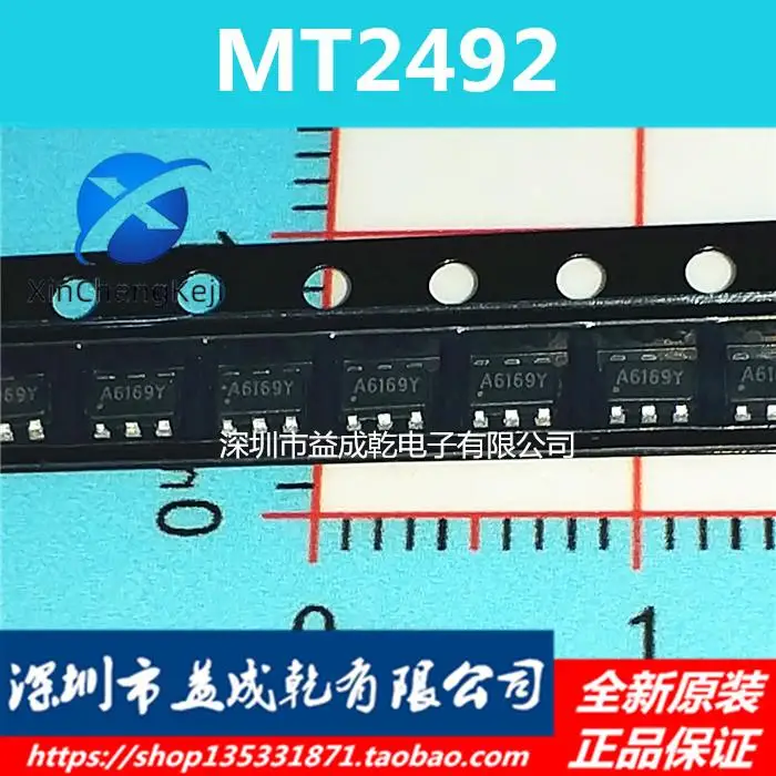 

30pcs original new MT2492 MT2492 silk screen A6169 SOT23-6 synchronous step-down converter chip