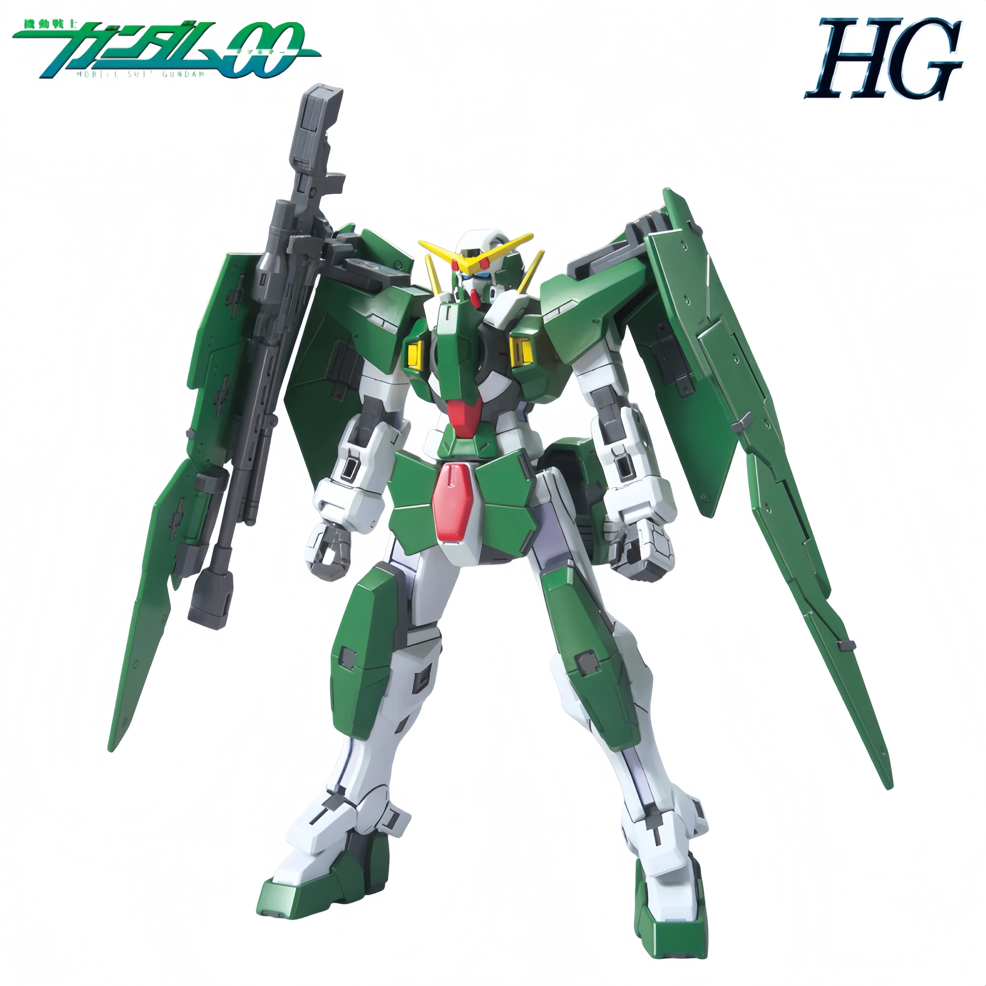 Фото Оригинальный сборный модельный набор Bandai Gunpla HG 1/144 GN-002 Gundam Dynames Mobile Suit Gundam 00 Sniper Type, фигурка, игрушка №2