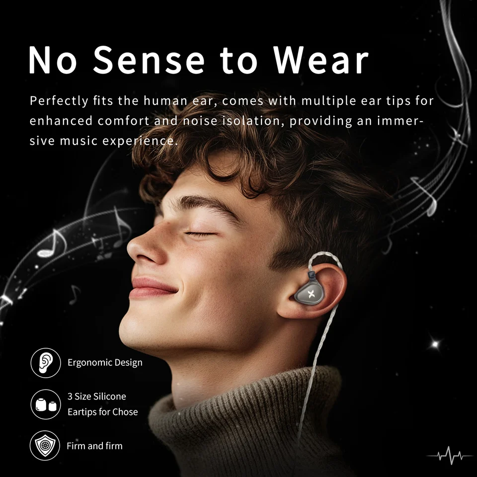 Фото Наушники DUNU Titan-X HiFi IEM с двойным магнитным динамическим драйвером, корпус из металлического сплава, 3,5 мм/TypeC, с микрофоном, для аудиофилов и геймеров №5