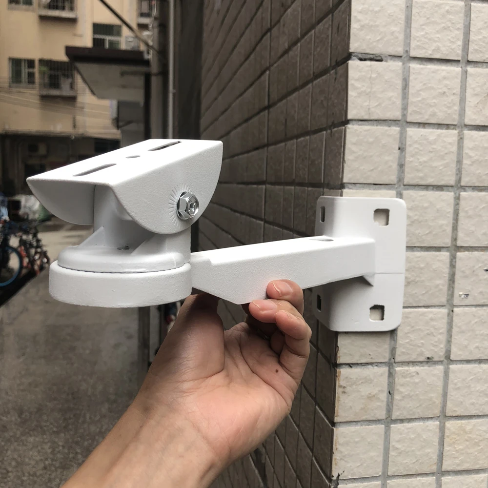 Outdoor Exterior Wall Corner Bracket Vertical Pole Mounts for CCTV IP Security Camera Installation Support Waterproof Aluminum