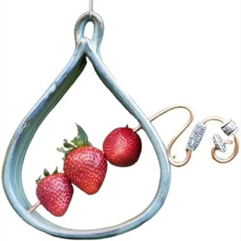 

Outdoor Spike Bird Feeder for Fruit or Suet Make By Hand Cage Accessories Supplies Parrot Feeding Vegetable 2023 Newest Hot Sale