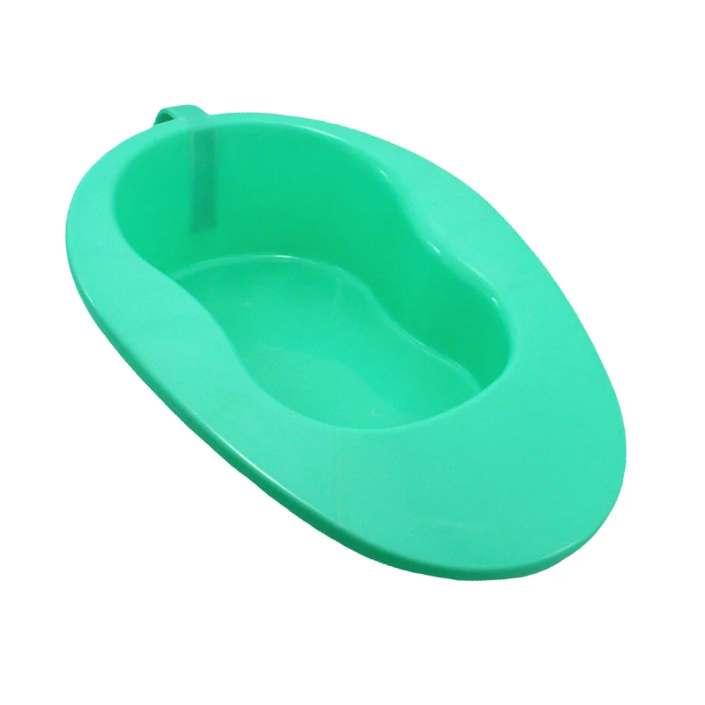 

1pc Bedridden Elderly Handled Horizontal Bedpan Handled Bedpan Nursing