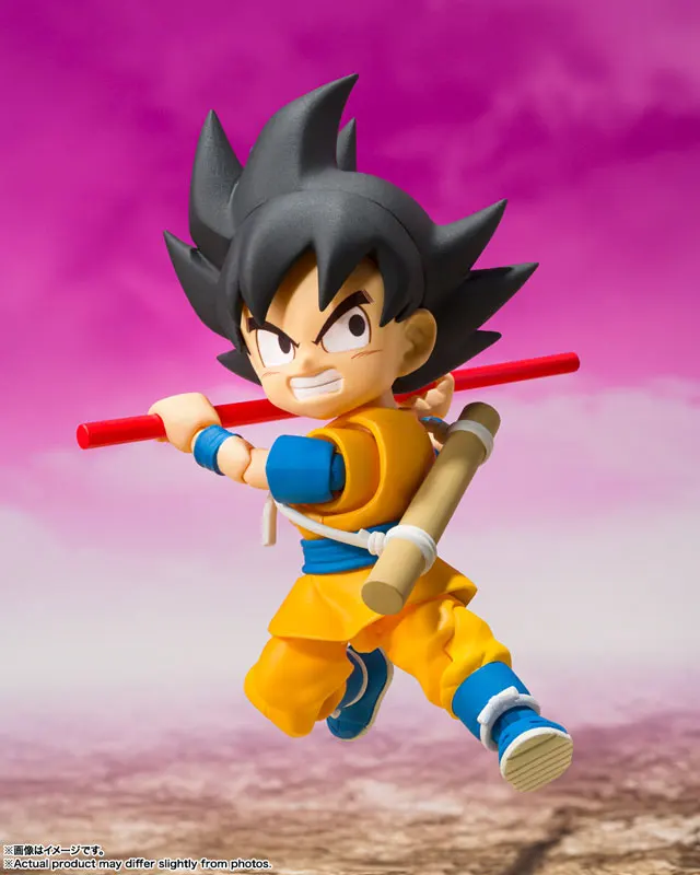 Оригинальная фигурка Dragon Ball Mini Daima Son Goku Shf Childhood аниме-фигурка коллекция статуй Dbz