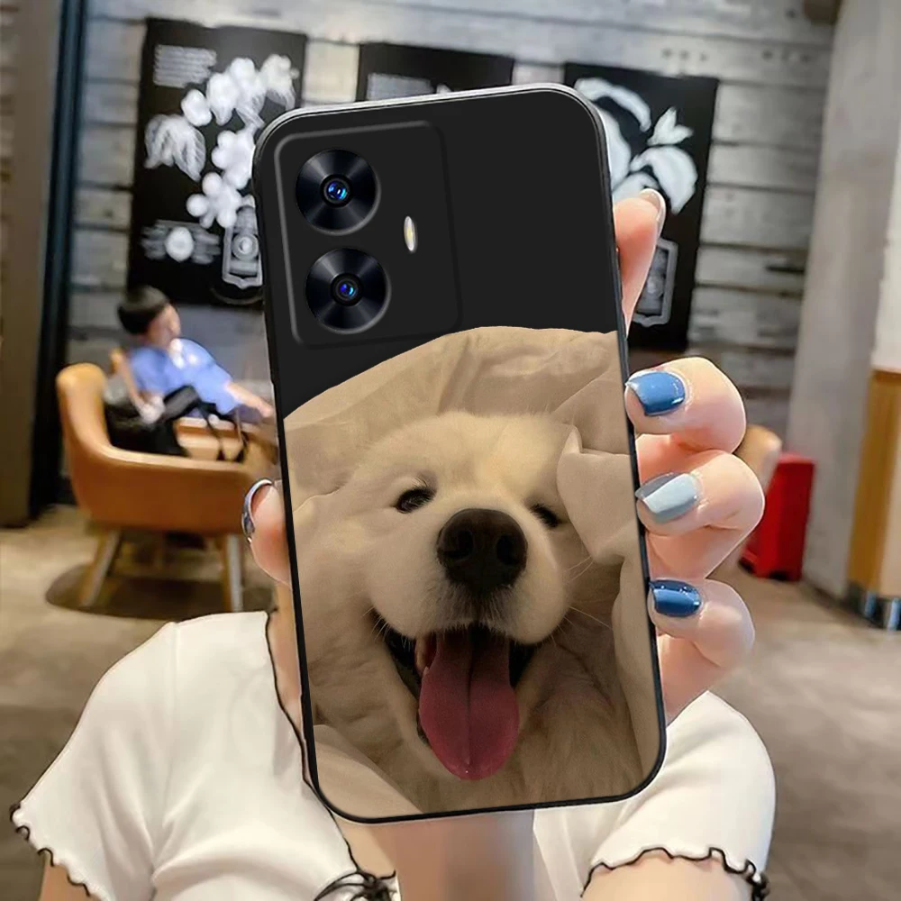 Чехол для телефона с забавным милым животным и собакой Realme C65 C63 C53 C35 C55 C33 C30 C21Y C20 C12