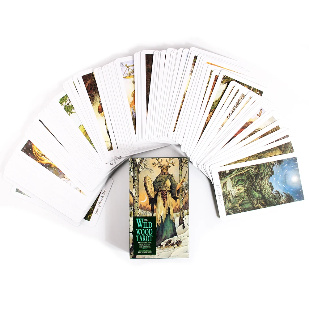 

The Wild Wood Tarot Deck Family Gathering Chess Card Game Fortune Telling Divination Leisure Table Game With PDF Guidebook