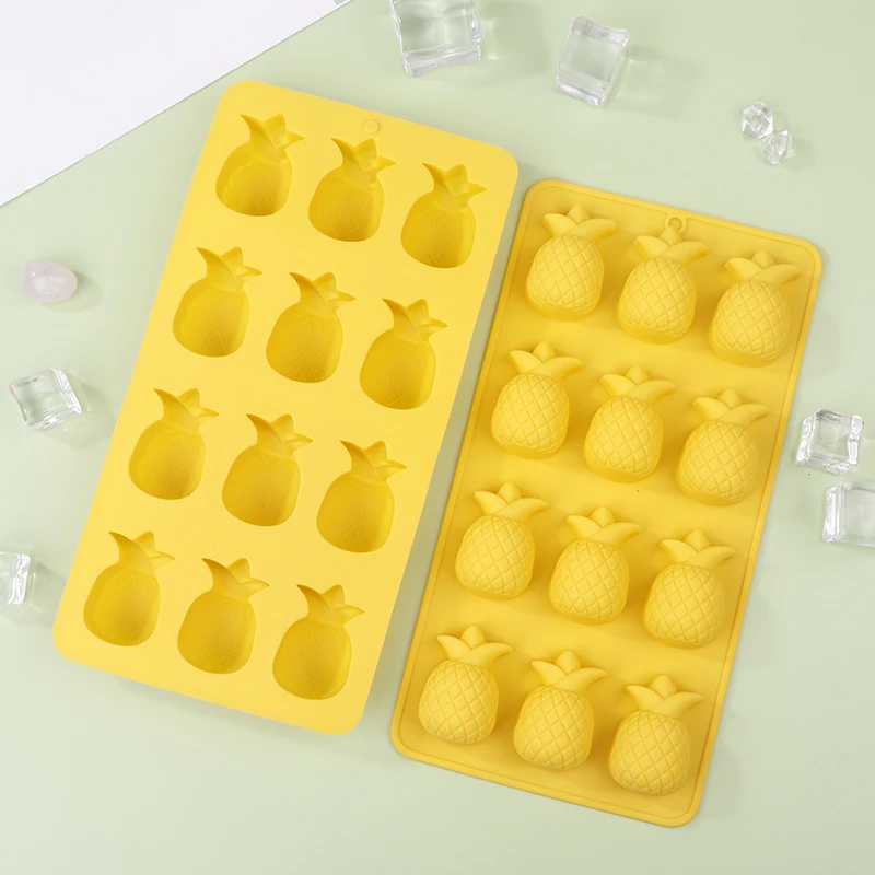 Силиконовая форма для ананаса с 12 отверстиями DIY машина изготовления кубиков