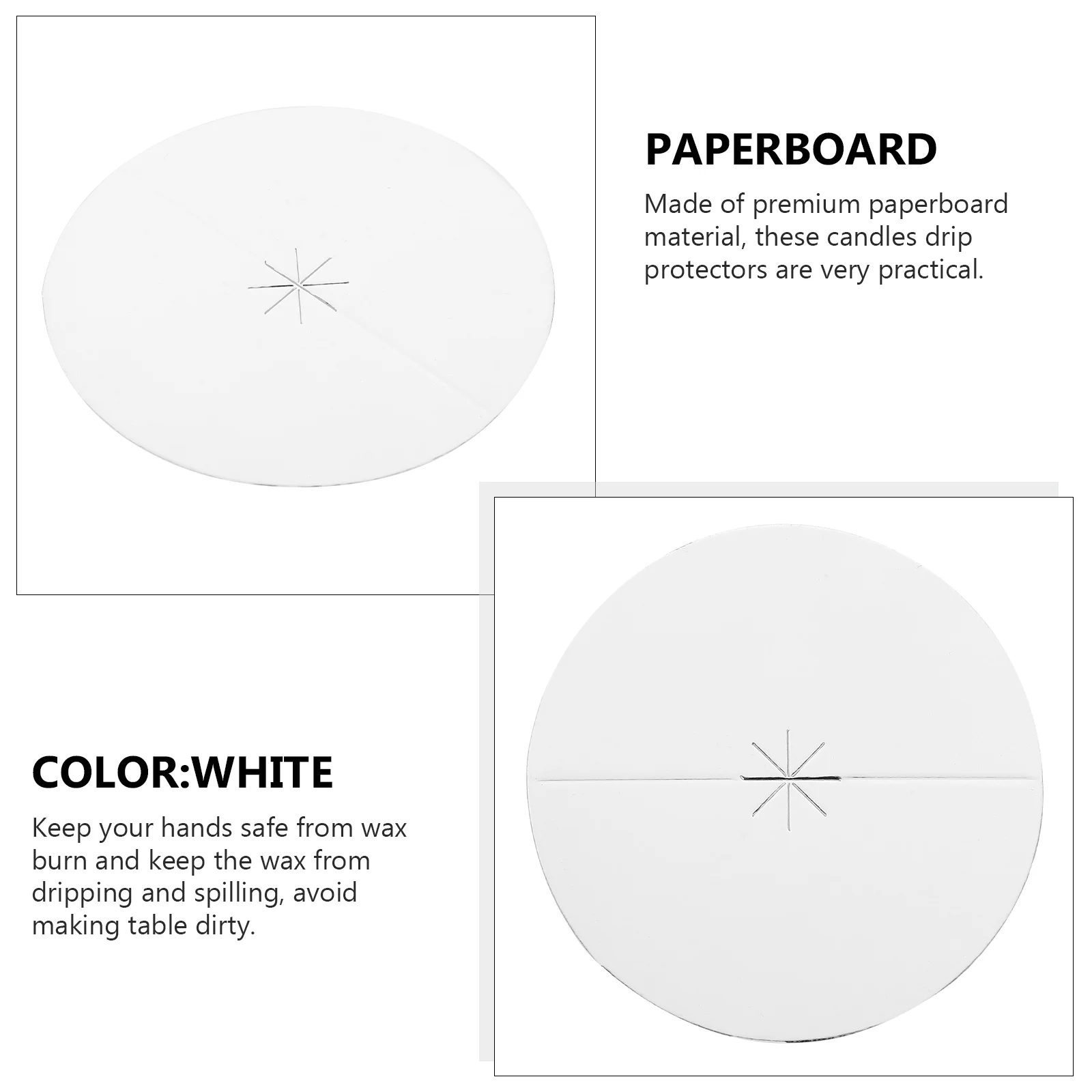 Бумажная коробка для защиты от падения свечи защита капель защитный диск