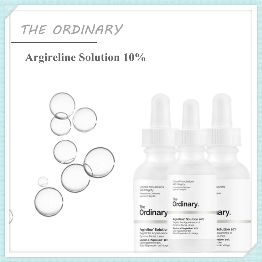 

3PCS Argireline Solution 10% Serum Ordinary Gentle Moisturizing Lifting And Firming Reduce Facial Fine Lines Skin Care
