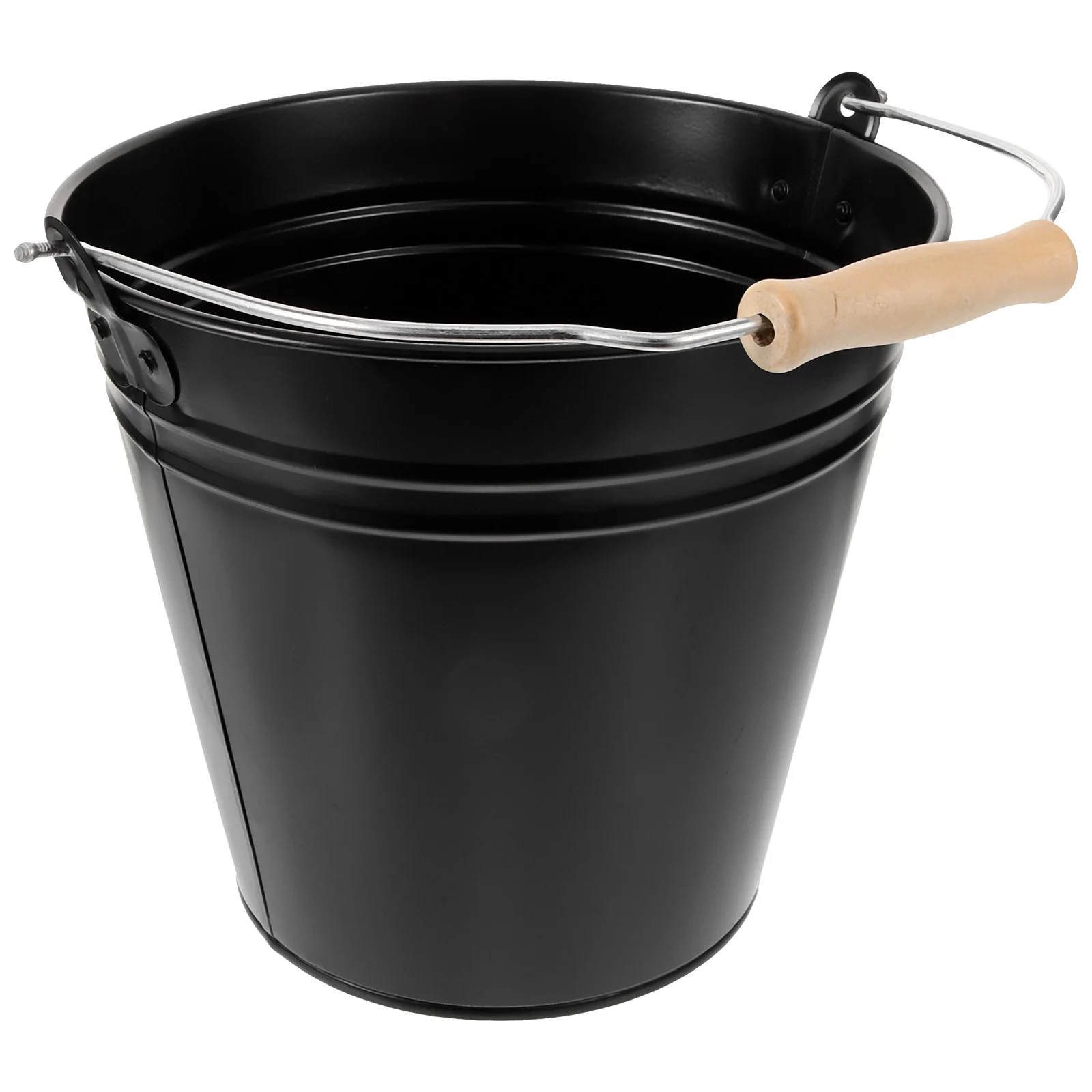 

Fireplace Ash Bucket Coal for Grill Charcoal Incinerators Burning Rubbish Iron Can Carrier