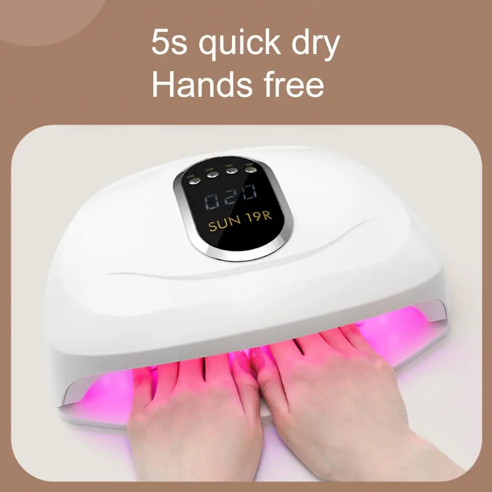 

Lightweight Stylish Manicure UV LED Lamp Quick-drying Manicure Lamp Dual Light Source for Drying Gel Polish