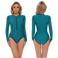 womens swimwear 2022 summer one piece swimsuit womens sports front chest swimsuit surf suit beach outfits for women