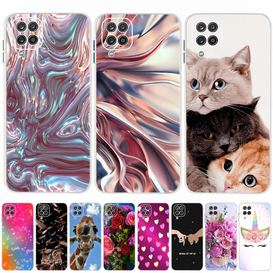 

For Samsung Galaxy A12 Case Silicon Soft TPU Back Cover Phone Cases For Samsung A12 A 12 SM-A125F/DS 6.5" Case Bumper Cute