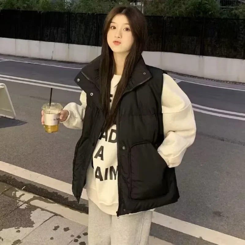 Женский укороченный жилет с хлопковой подкладкой Осень-зима 2024