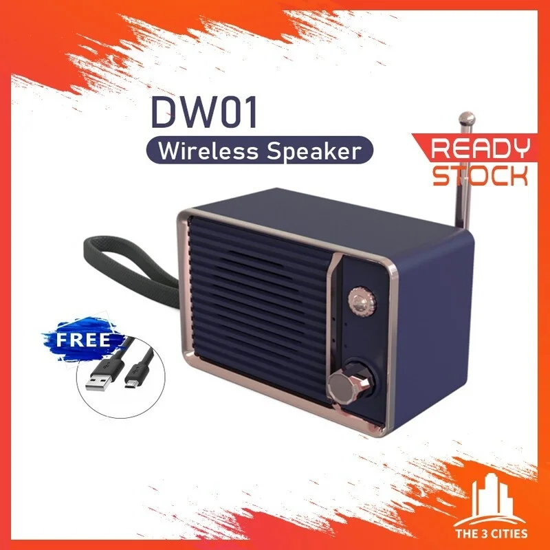 

Dw01 Wireless Speaker Small Speaker Retro Mini Speaker with Bluetooth Speaker