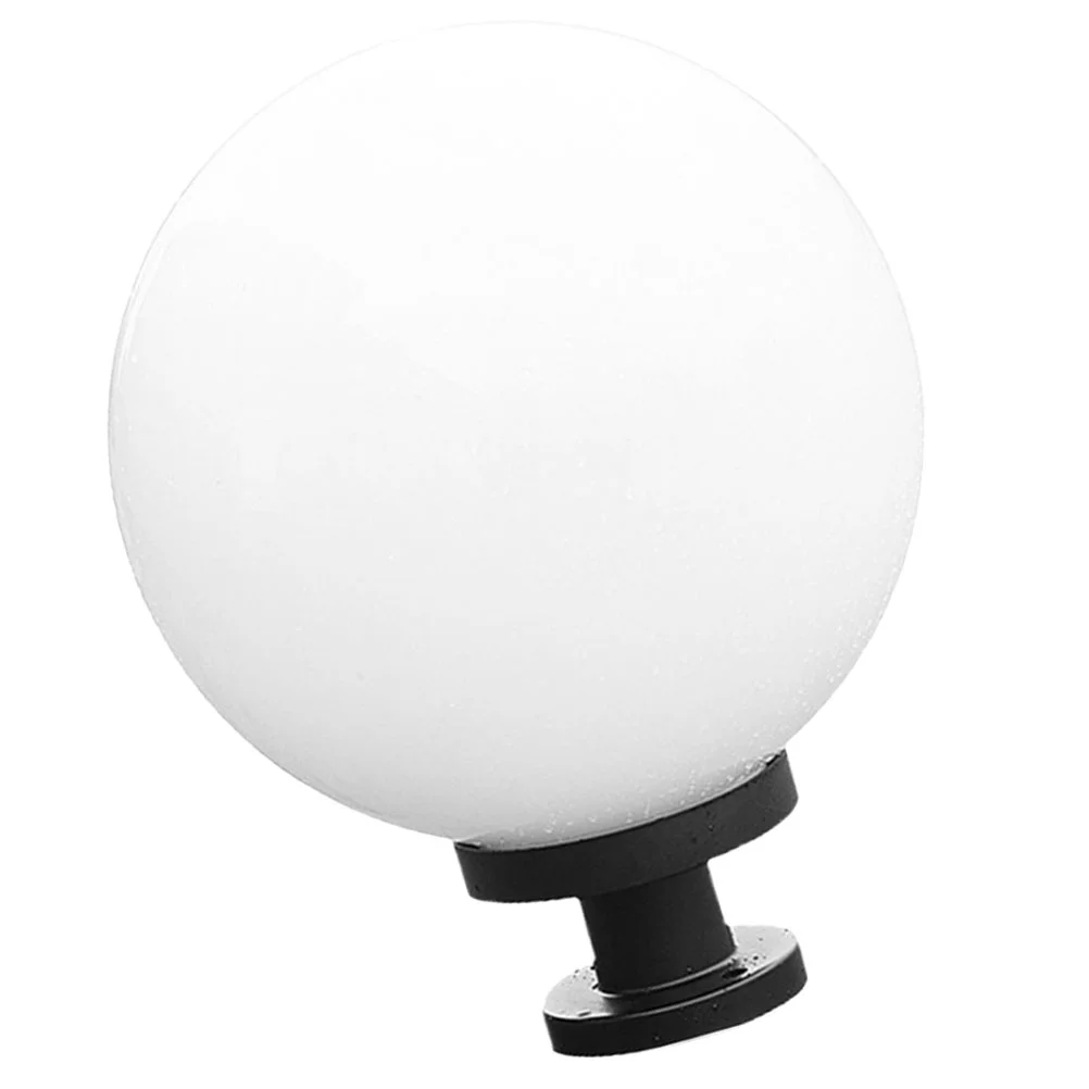 

Outdoor Post Light Globe Acrylic Lamp Post Globe Replacement Decorative Outdoor Fixture Light Cover Globe Patio Column
