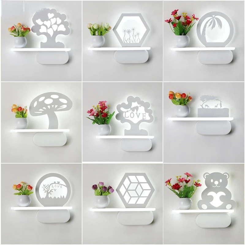 

Modern Led Wall Lamps Nordic Wall Lights Bedside Bedroom Lamp Acrylic Vanity Light Corridor Foyer Dresser Makeup Bathroom Light