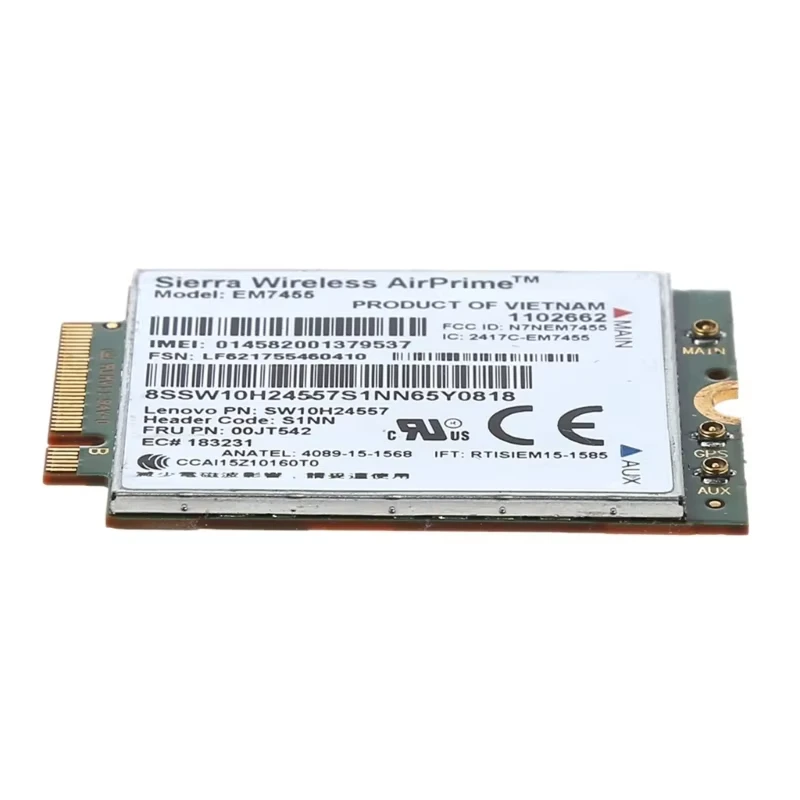 Sierra Wireless EM7455 FRU 00JT542 LTE Cat6 M.2 Модуль 4G WWAN Карта для Thinkpad X260 T460 T460p T460s L460 L560 Yoga 260