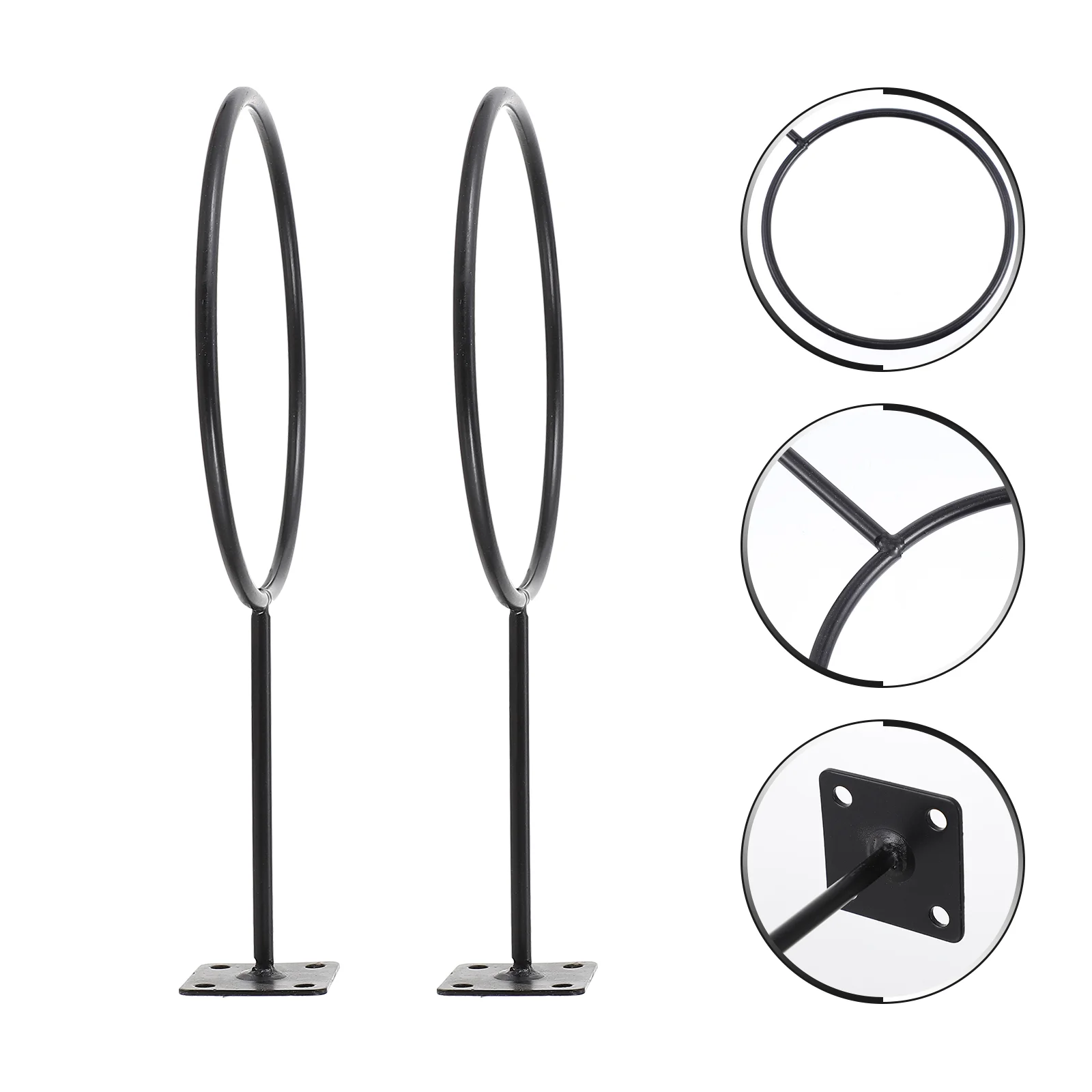 

2 Sets Portable Wig Head Stand Hat Support Holders Basketball Display Stand Wig Storage Holder Volleyball Holder