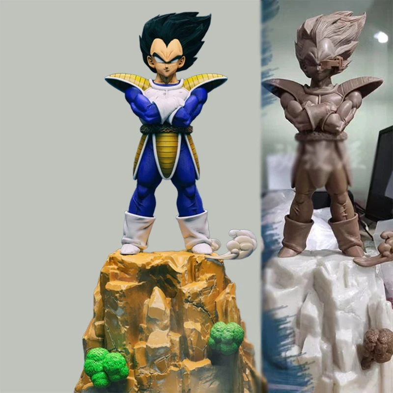

41cm Dragon Ball Z Vegeta Figure GK Arrogance Vegeta IV Statue Saiyan Bejīta Yonsei Action Figure PVC Collection Model Toys Gift