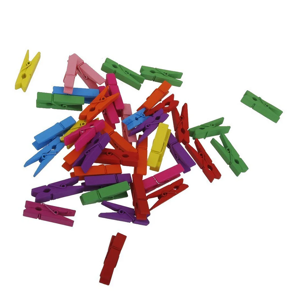 

100 шт. деревянные зажимы, деревянные мини-зажимы для фотографий, деревянные зажимы для фотографий, декоративные зажимы, зажимы для одежды дл...