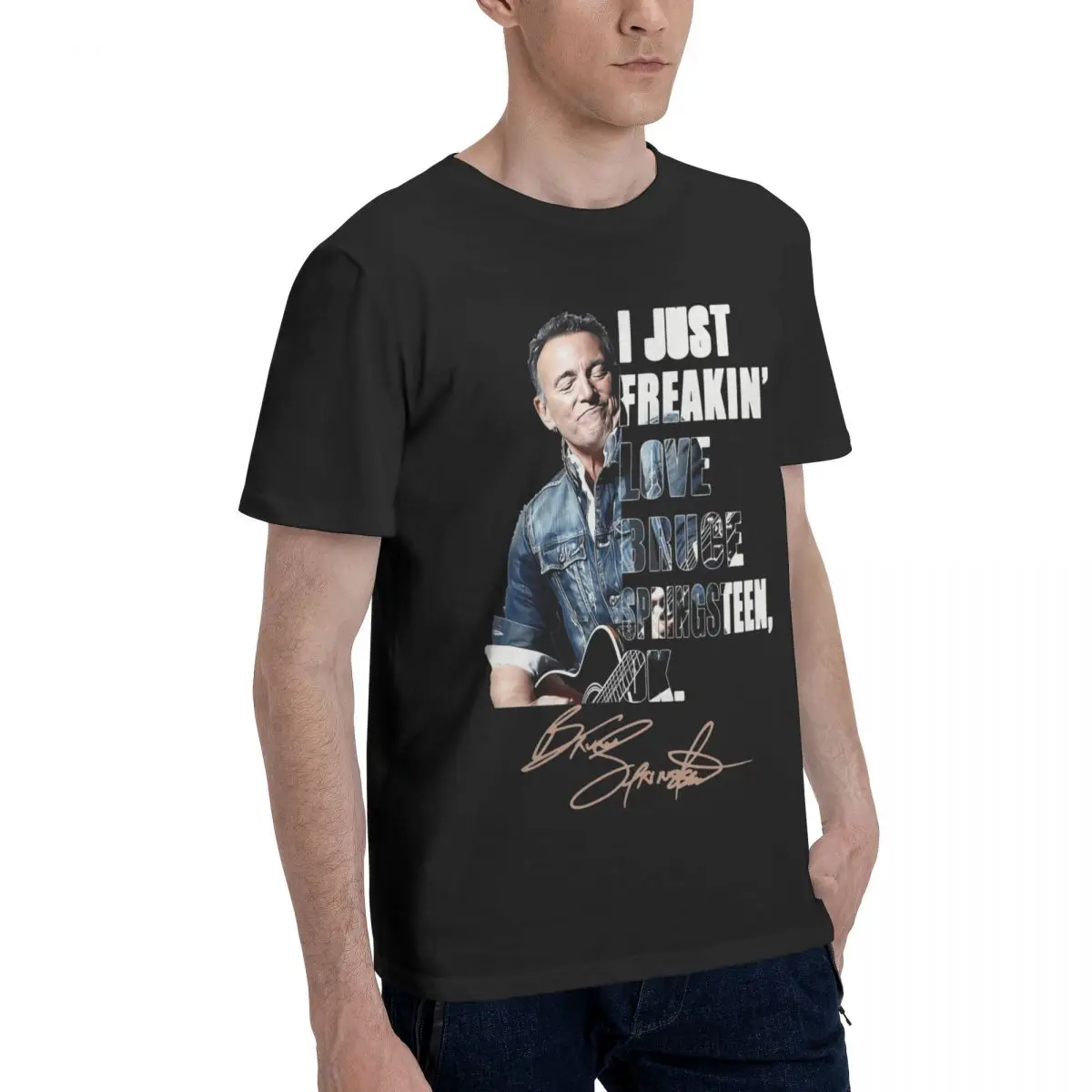 Мужские футболки с коротким рукавом и круглым вырезом большие размеры