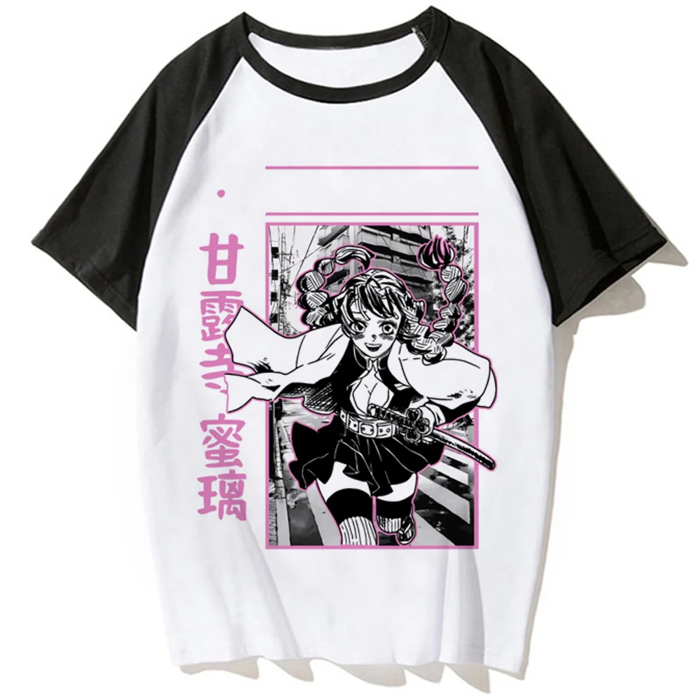 

Demon Slay tshirt women summer streetwear top girl graphic funny y2k clothing
