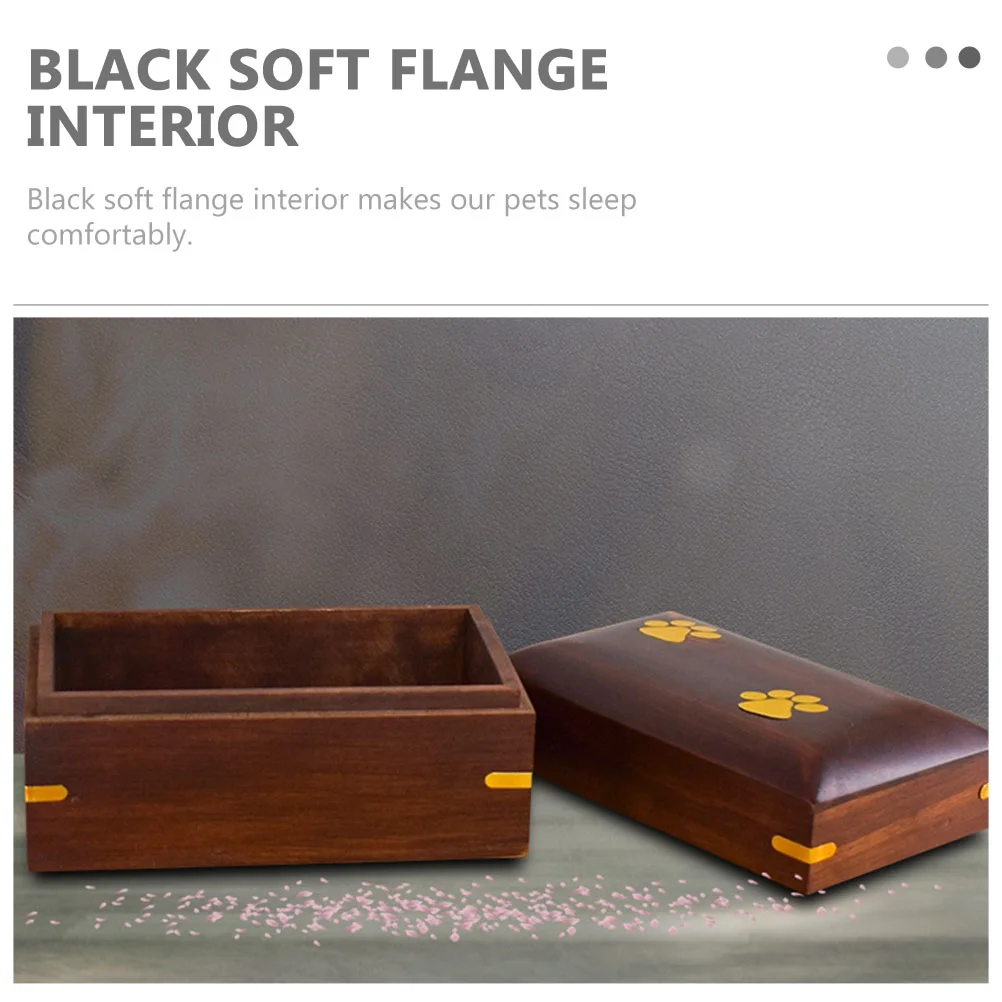 Урна для домашних животных большая шкатулка пепла собак ретро-стиль милый кот