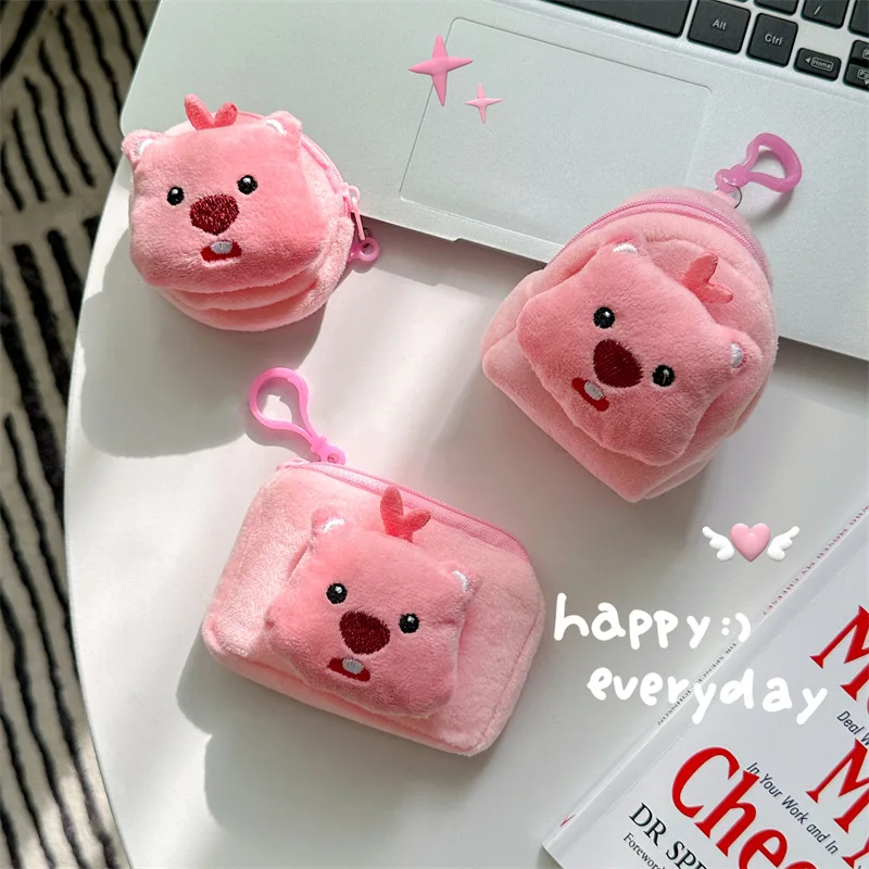 

Kawaii Loopy аниме хобби мультфильм плюшевый Кошелек для монет квадратные Airpods сумка для хранения наушников подарки для девушки