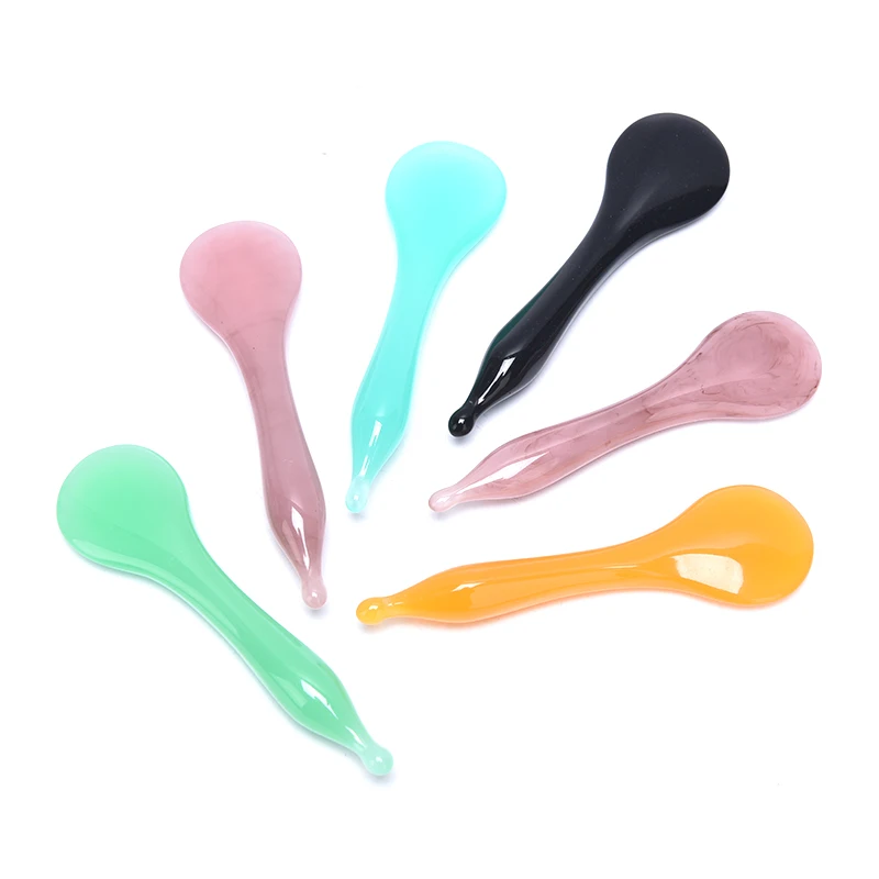 

Natural Resin Amber Massage Scraping For Face Neck Beeswax Guasha Scraper Massager Scrape Therapy Acupoint Acupressure