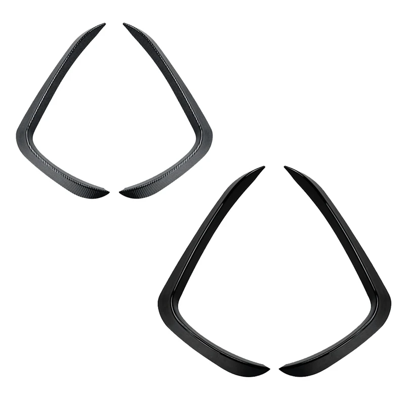 Автомобильный передний бампер боковой спойлер противотуманные фары рамы крышка