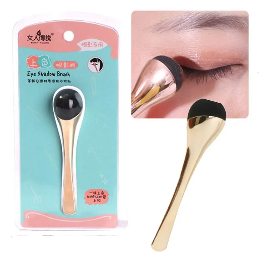 

New Sponge Stick Eye Shadow Brush Applicator Cosmetic Make up Eyeshadow Brush For Women Makeups Coloring Foundation Smudge Brush