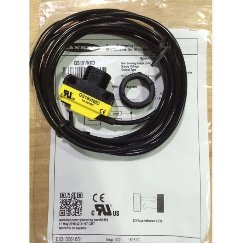 Фото Датчик QS186E + QS18VN6R/VP6R VN6W VN6DB VN6LP/LV S18SN6D №3