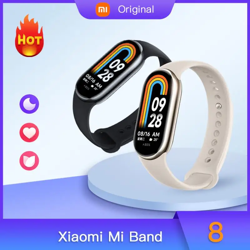 

Фитнес-браслет Xiaomi Mi Band 8, умный Браслет miband 8 С Пульсометром